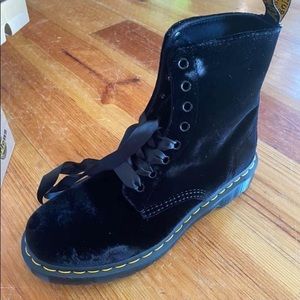 Velvet Dr. Martens